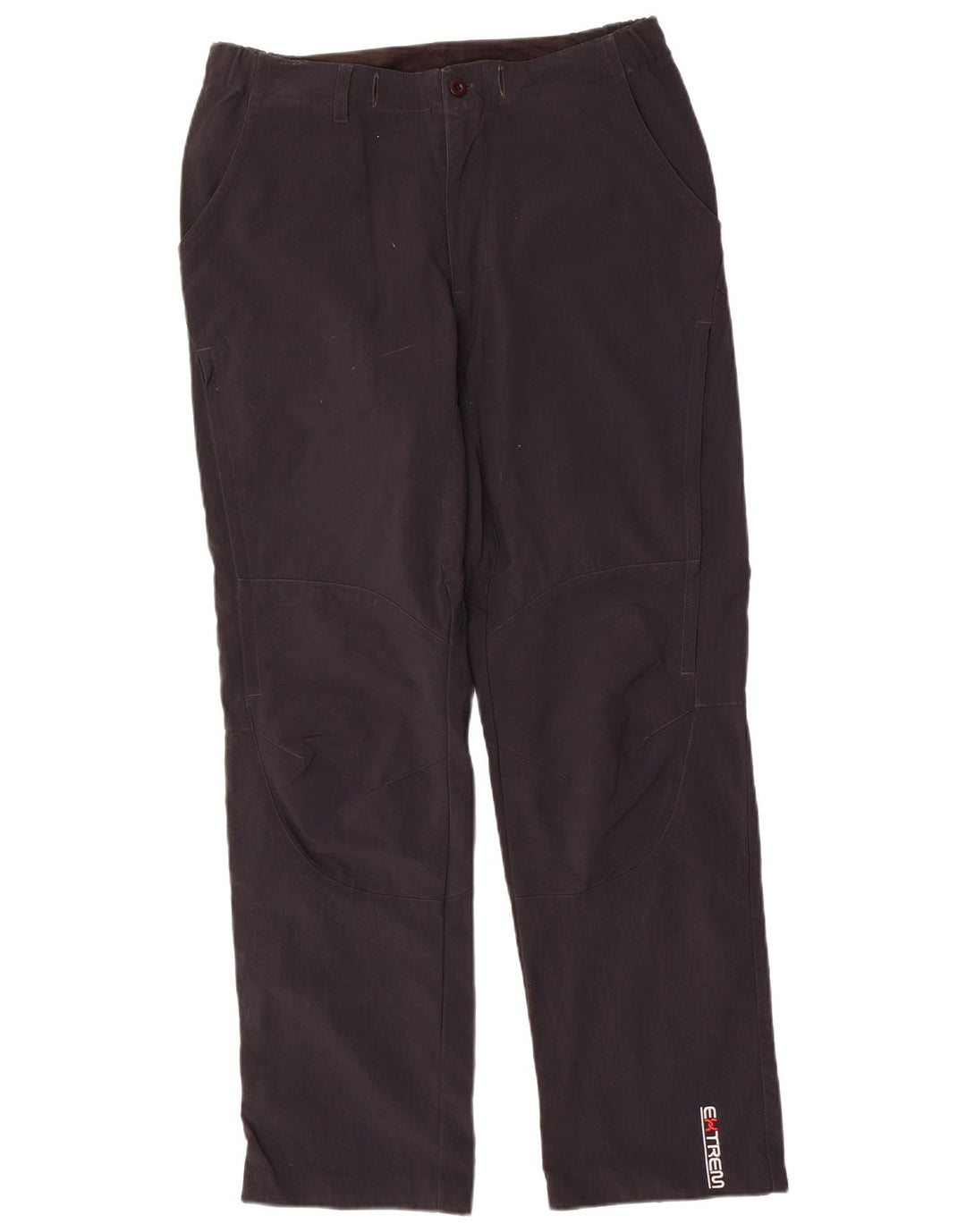 Calça cargo feminina reta Berghaus Reino Unido 12 médio W32 L31 nylon preto