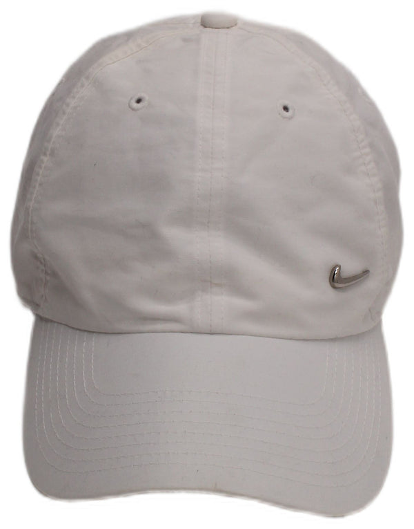 Boné de beisebol masculino Nike tamanho único poliéster branco