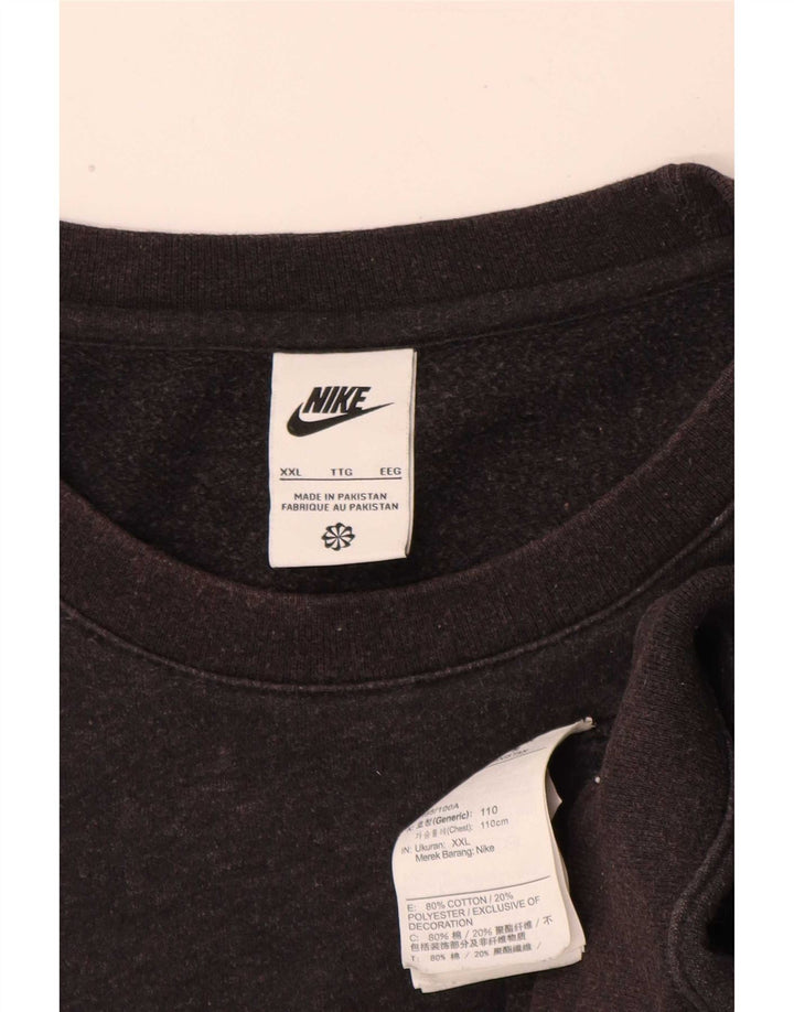 Moletom masculino Nike Jumper 2XL algodão cinza