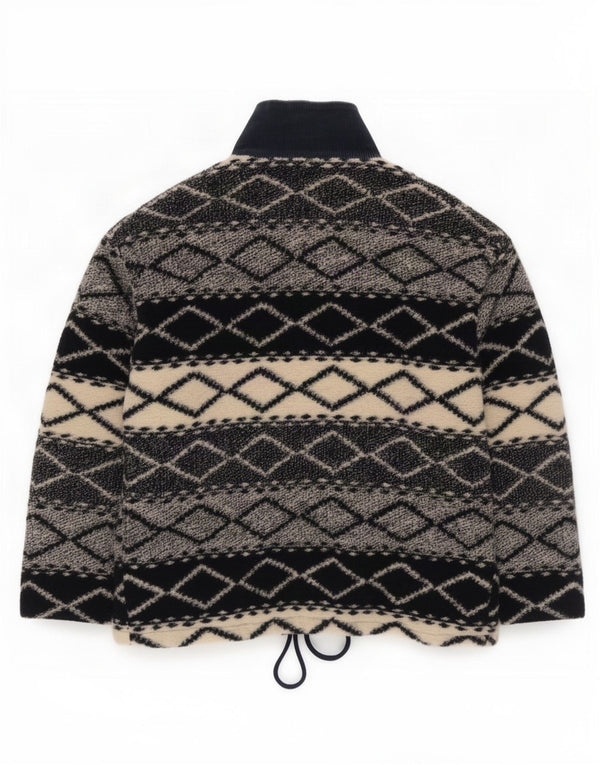 Jaqueta bomber masculina Wampum UK 44 2XL poliéster geométrico cinza