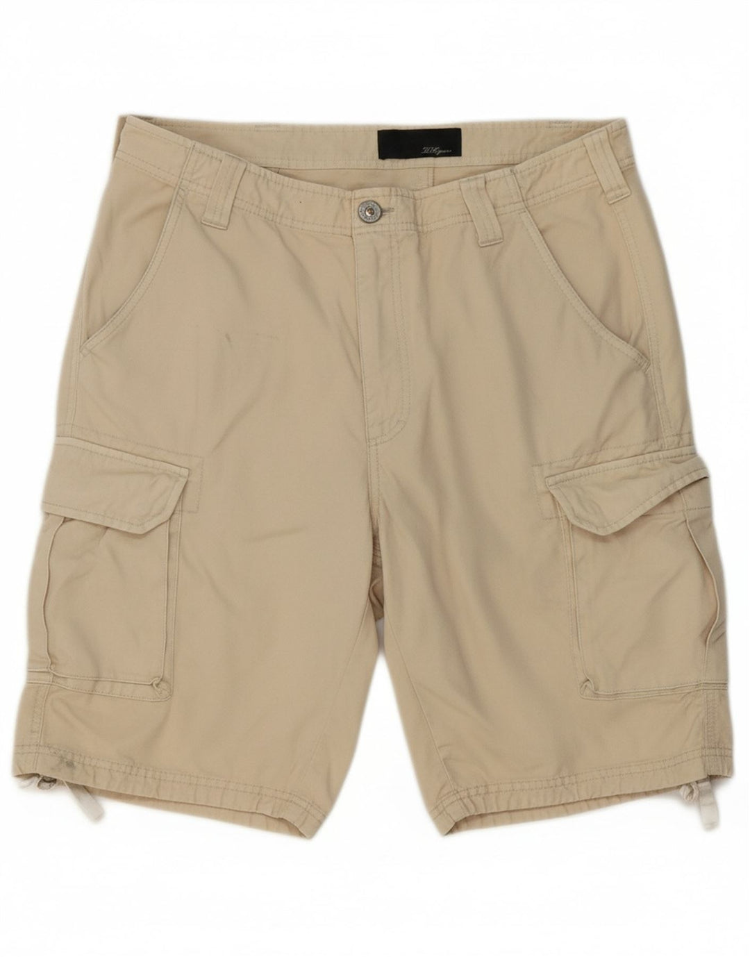 LES COPAINS Mens Cargo Shorts IT 48 Médio W32 Algodão Bege
