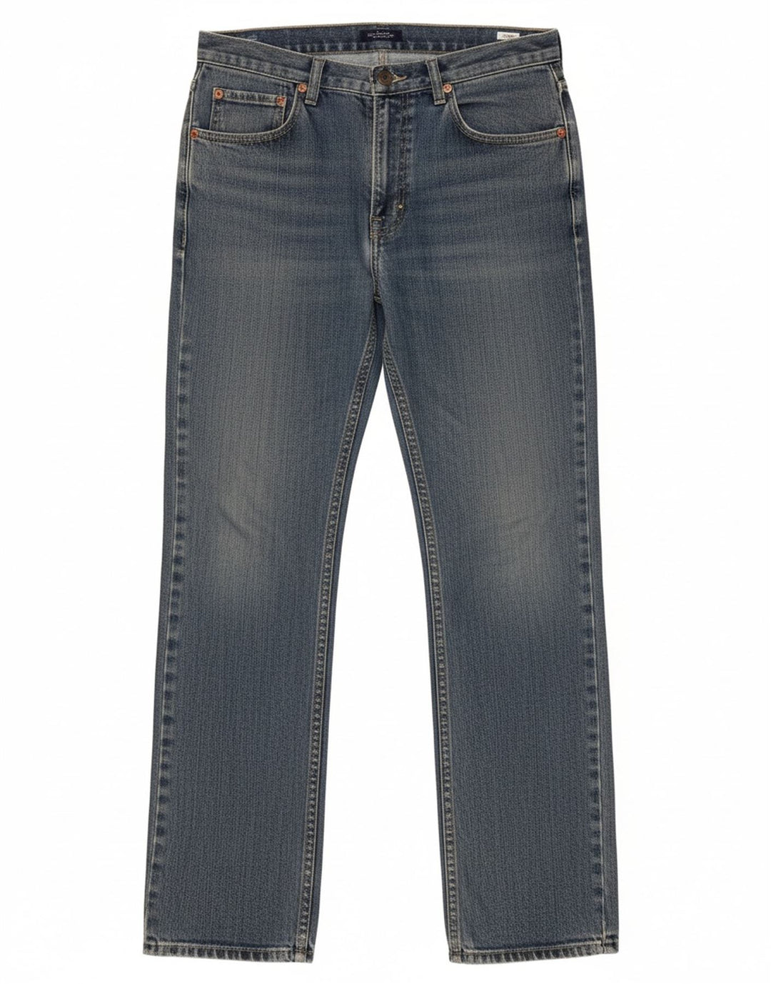 Jeans retos masculinos LEE W28 L31 algodão azul