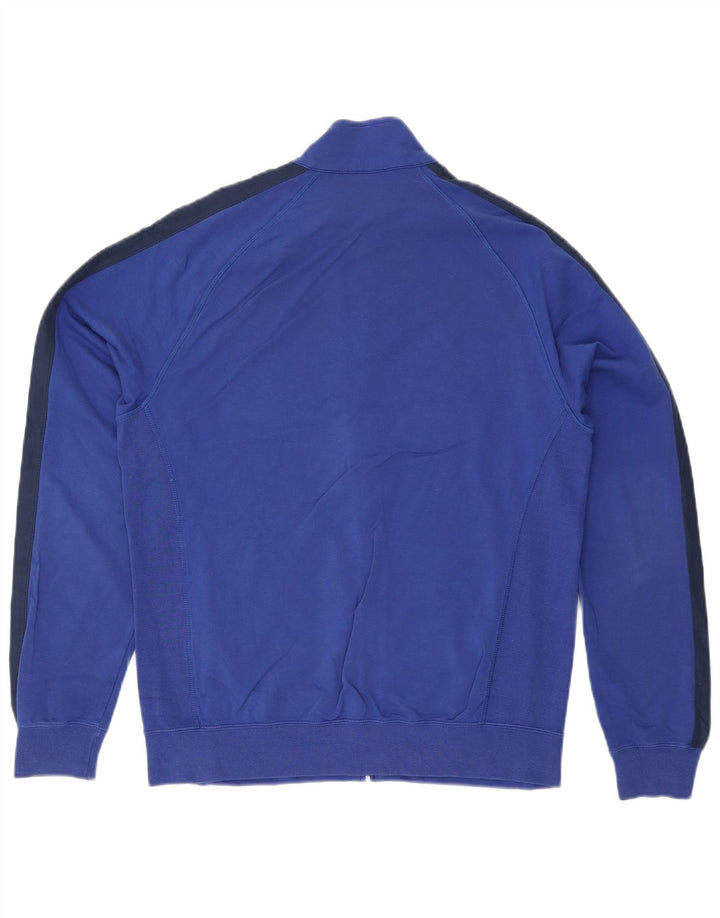 Jaqueta masculina de agasalho Champion grande azul colorblock algodão