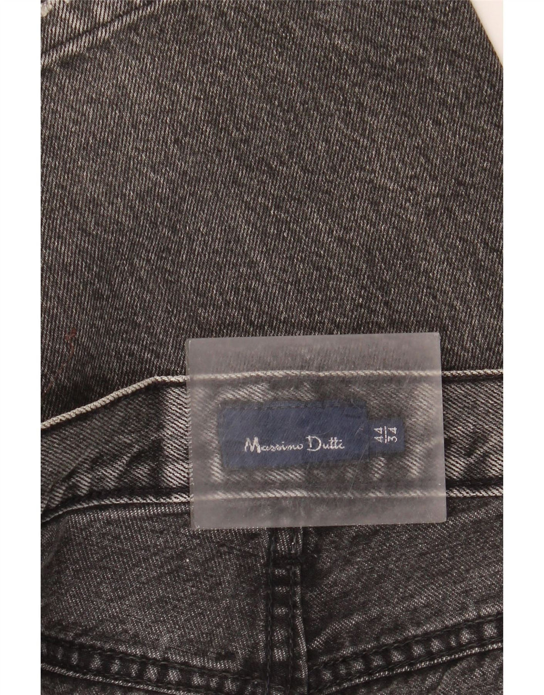 Jeans reto masculino Massimo Dutti EU 44 grande W34 L30 cinza