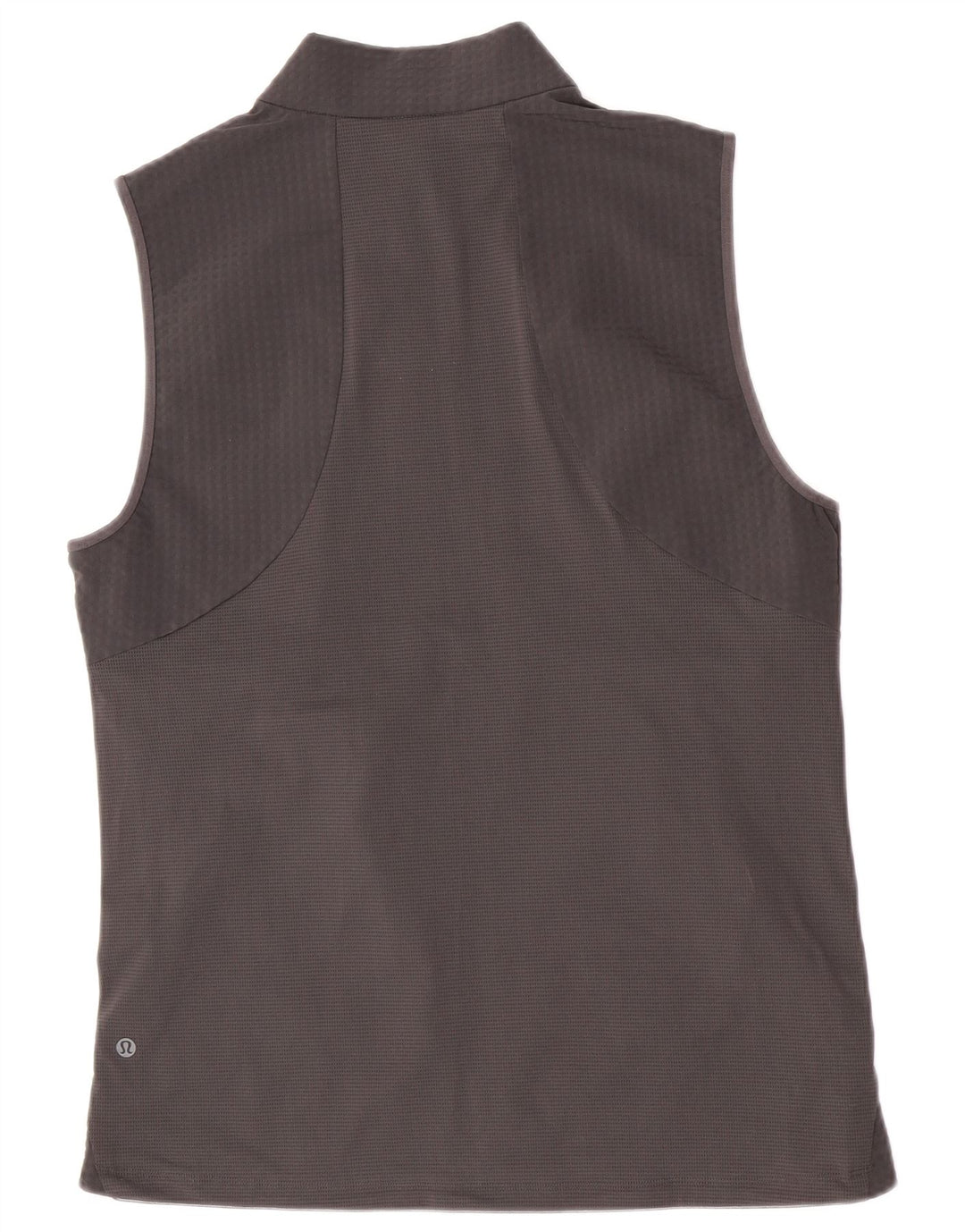 Jaqueta masculina sem mangas Lululemon cinza médio