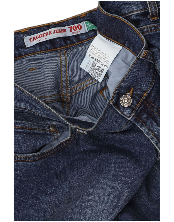 CARRERA Masculino 700 Straight Jeans W36 L28 Azul Marinho Algodão