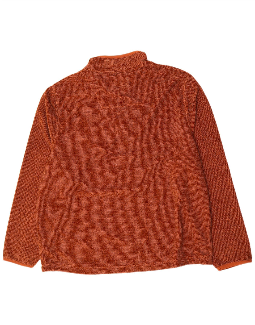 Weird Fish Masculino Zip Neck Fleece Jumper 4XL Poliéster Marrom