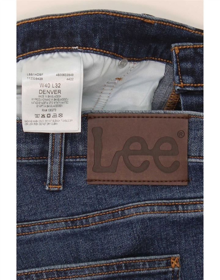 Lee Mens Denver Bootcut Jeans W40 L32 Azul Algodão