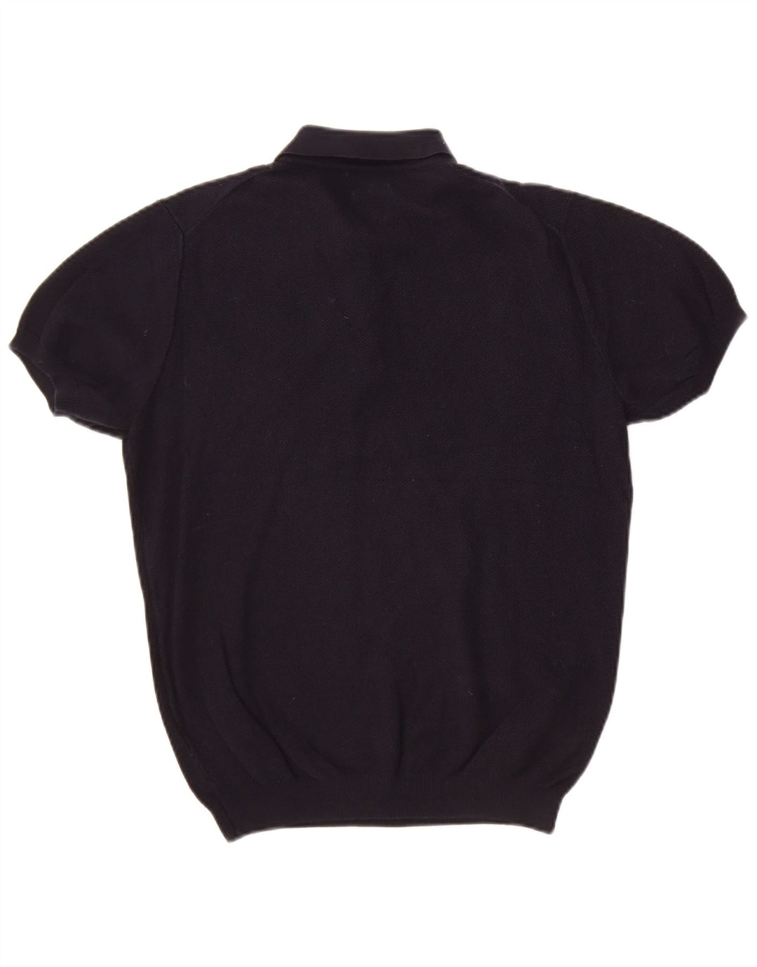 Camisa polo masculina Massimo Dutti média azul marinho