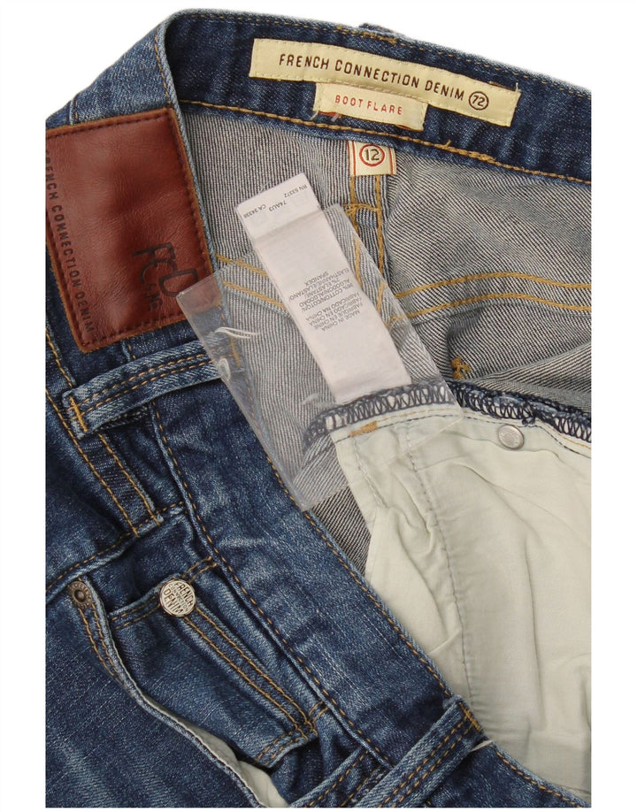 Calça Jeans Feminina French Connection Bootcut Flared UK 12 Médio W32 L34 Azul