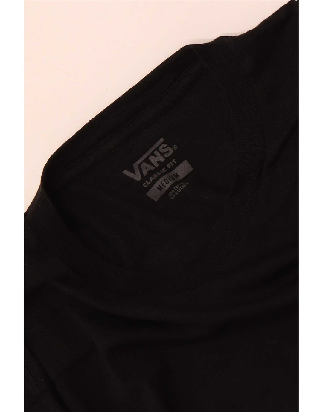 Camiseta Vans Masculina Classic Fit Top Médio Algodão Preto