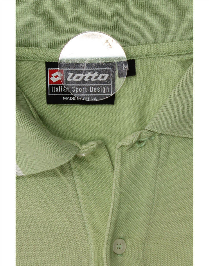 Camisa polo masculina LOTTO algodão verde médio
