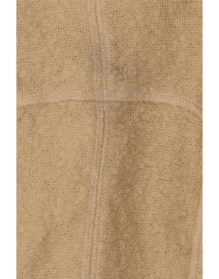 Sobretudo feminino Zara UK 12 médio off white