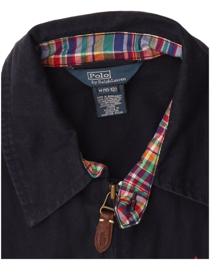 Jaqueta utilitária Polo Ralph Lauren para meninos 10-11 anos médio azul marinho algodão