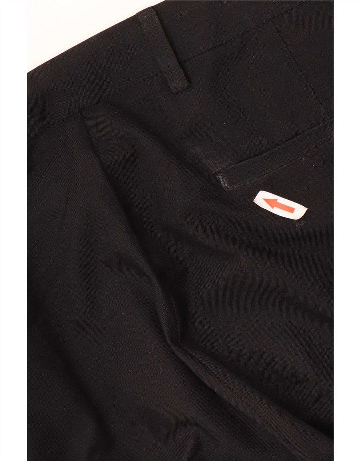 Calça Chino Slim Masculina Marks & Spencer W38 L33 Poliéster Preto