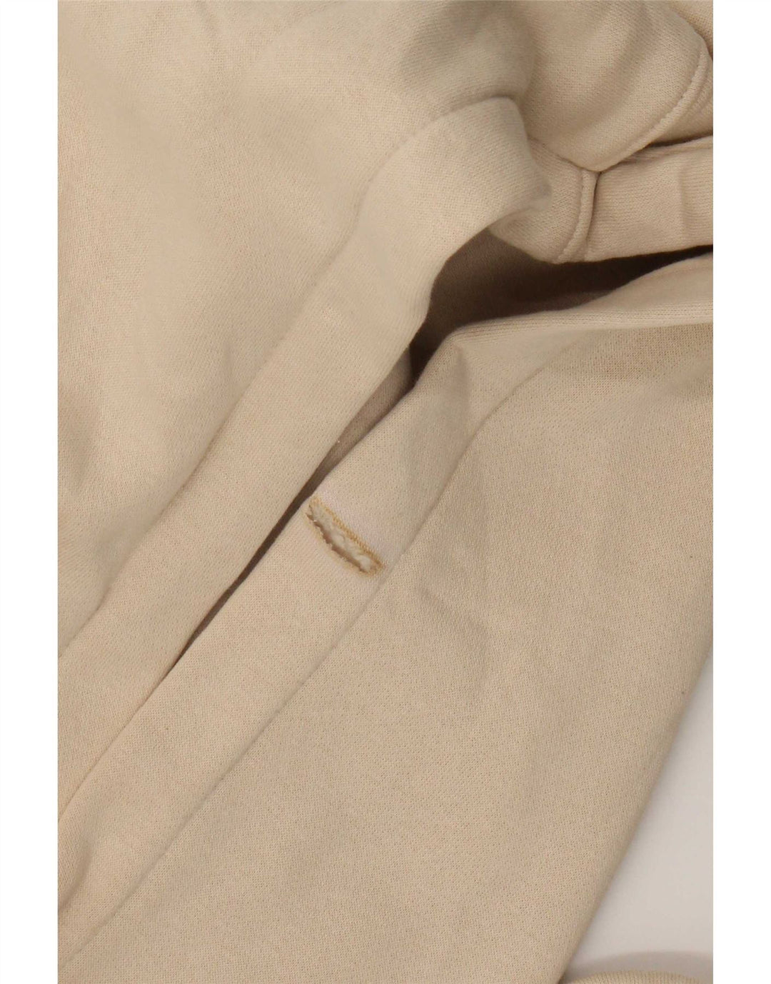 Zara Womens Oversized Hoodie Jumper Reino Unido 14 Algodão Bege Médio