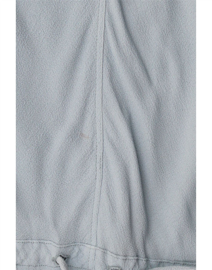 Vestido maxi feminino VINTAGE de mangas curtas UK 12 azul médio