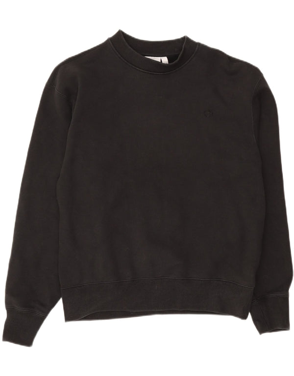 Adidas Mens Moletom Jumper Médio Algodão Preto