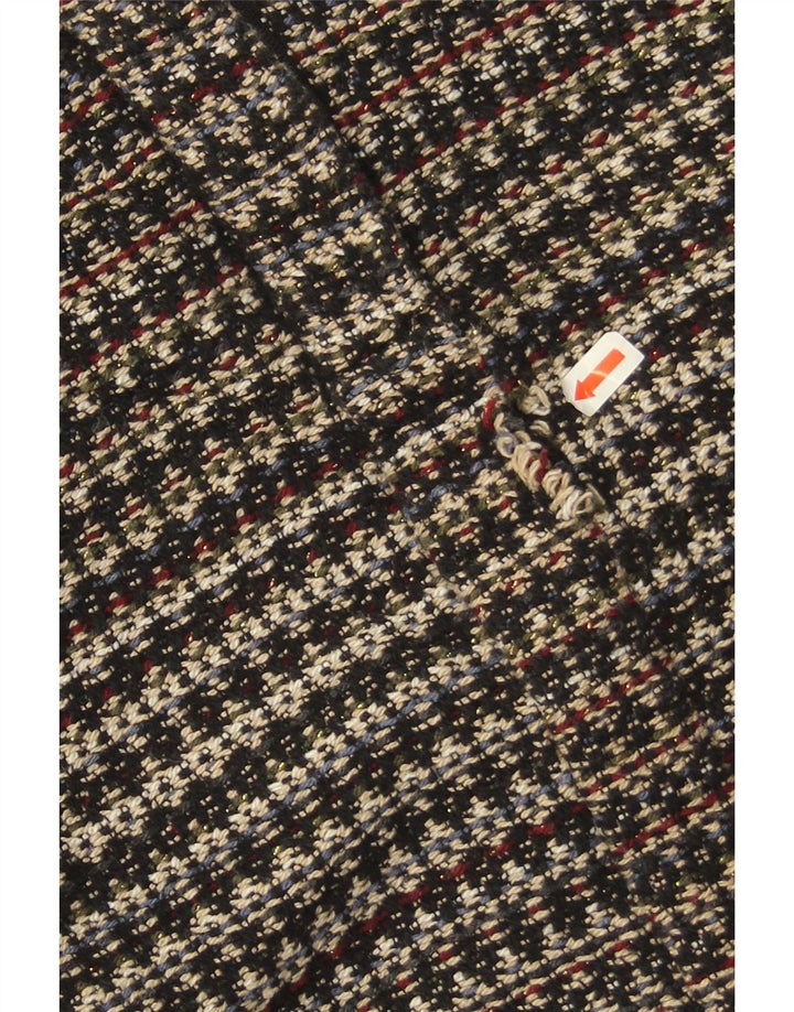 Zara Suéter feminino com gola canoa e listrado médio multicolorido Reino Unido 12