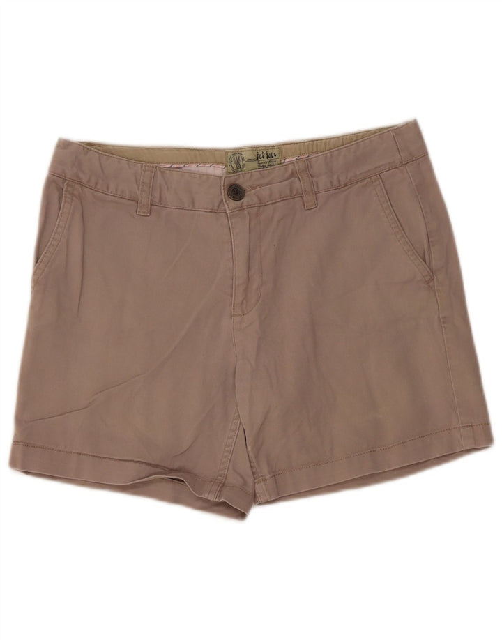 Shorts Chino Feminino Fat Face UK 10 Pequeno W30 Algodão Cinza