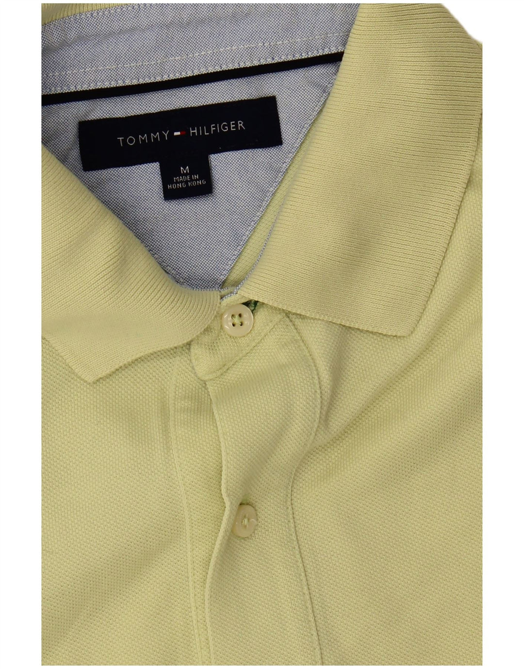 Camisa polo masculina TOMMY HILFIGER médio amarelo