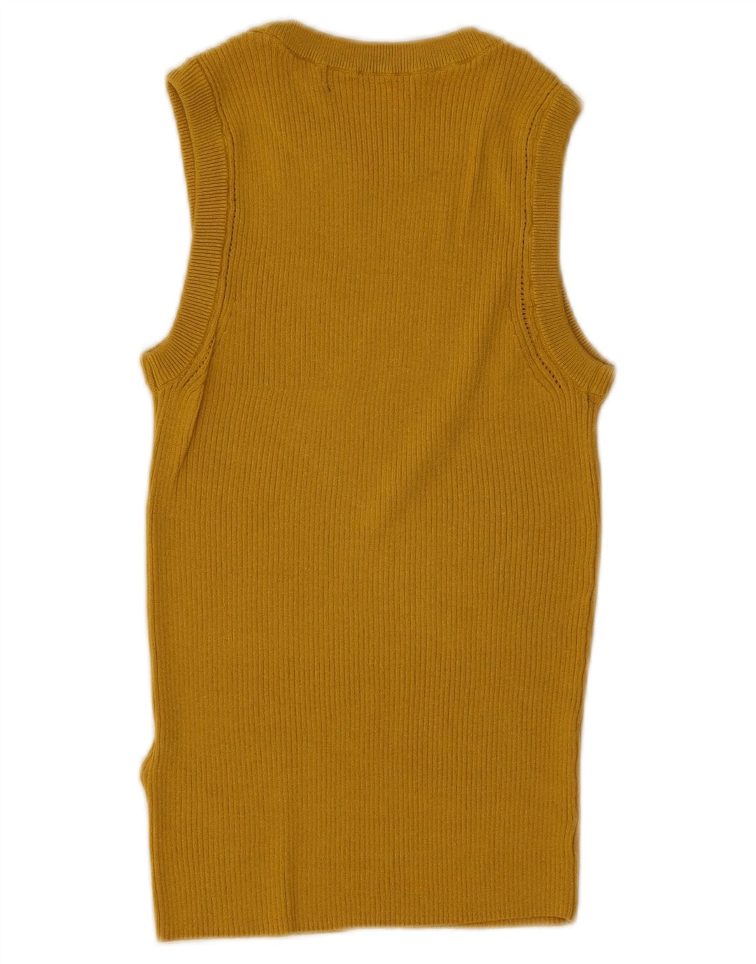 Colete feminino Marks & Spencer Top UK 10 viscose amarela pequena