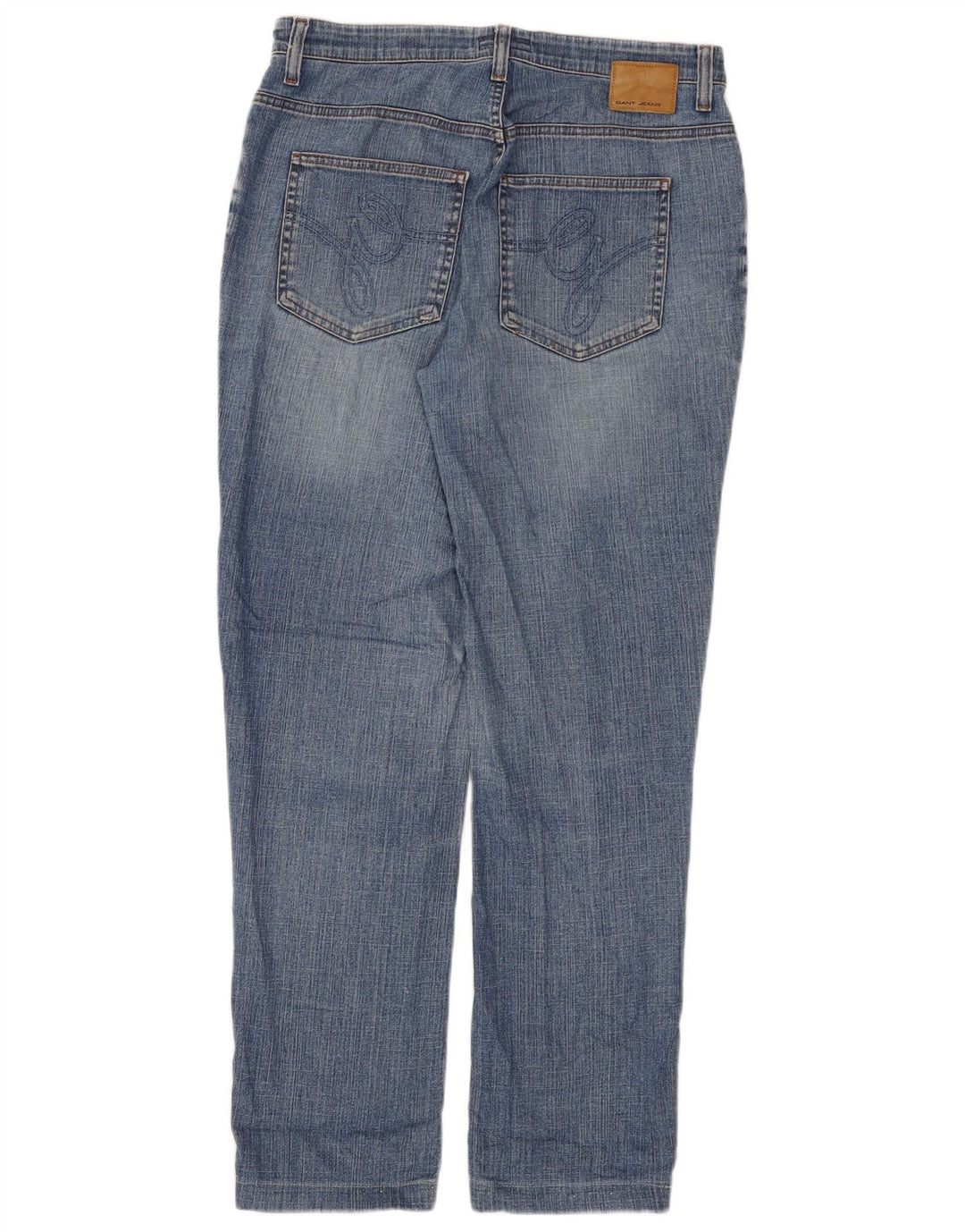 Jeans retos femininos Gant W30 L28 algodão azul