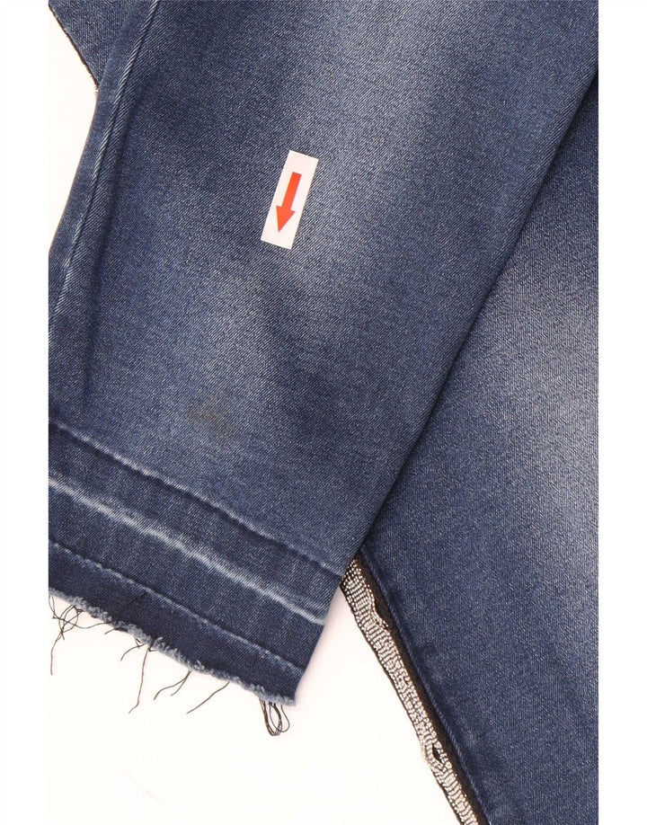 Calça Jeans Skinny Feminina Benetton W27 L27 Azul