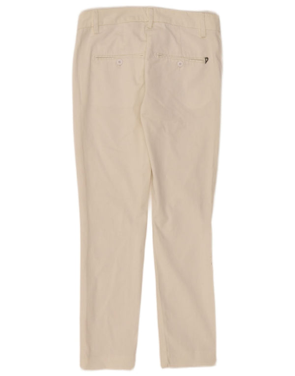 Calça Chino Feminina Dondup W26 L27 Algodão Branco