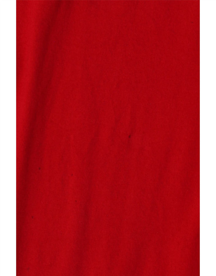 ZARA Mens Top Manga Longa XL Vermelho