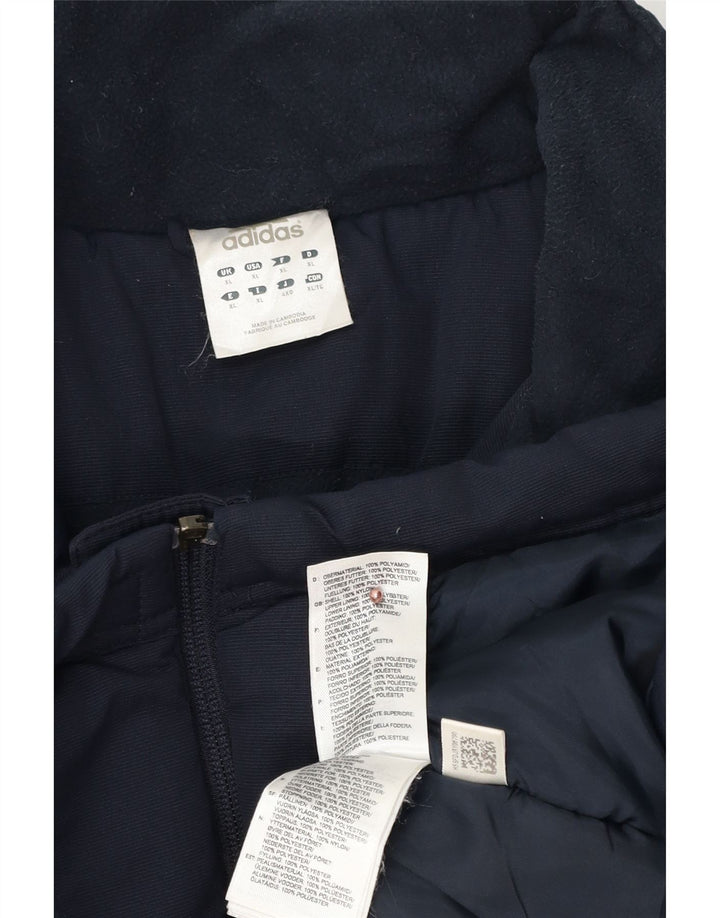 Jaqueta Adidas Masculina Graphic Padded UK 42 XL Azul Marinho Poliéster