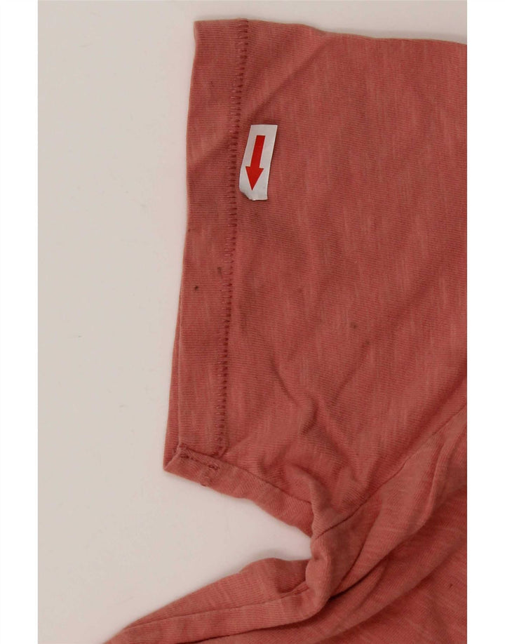 Camiseta masculina com estampa regular Fat Face, algodão rosa pequeno