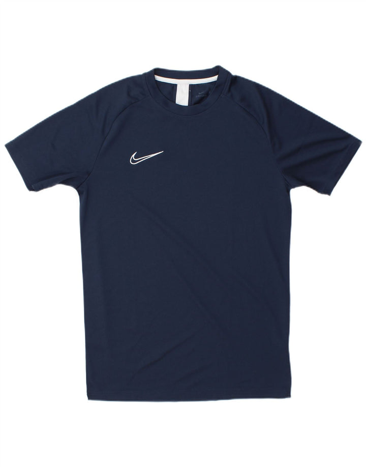 Camiseta Nike Masculina Dri Fit Top Médio Azul Marinho
