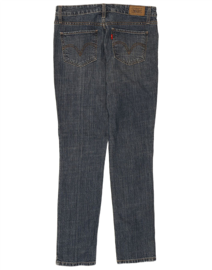 Jeans skinny feminino Levi's US 7 médio W30 L30 algodão azul