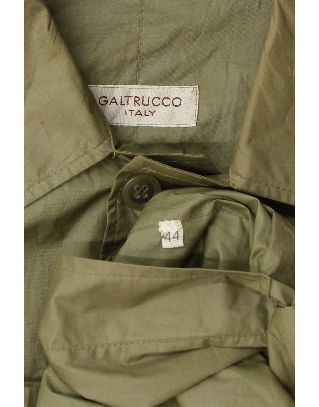 Sobretudo masculino Galtrucco IT 44 XS verde