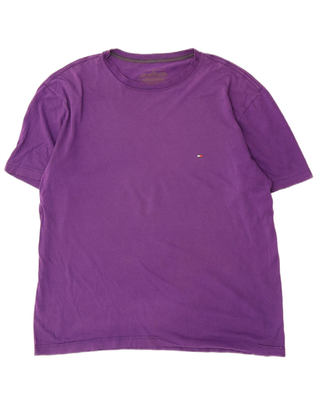 Camiseta masculina Tommy Hilfiger grande roxa