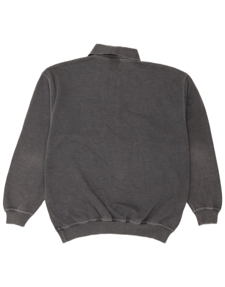 Suéter masculino Daniel Hechter com gola polo IT 50 algodão cinza médio