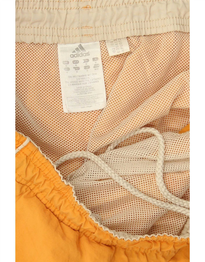 Shorts de natação masculino Adidas médio laranja poliamida