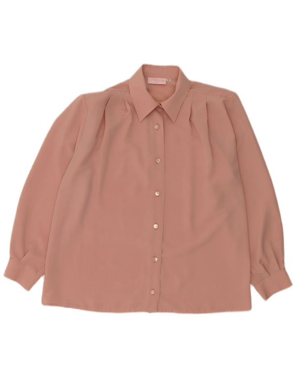 Blusa feminina Patricia UK 10 pequena viscose rosa