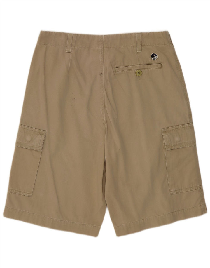 Shorts cargo masculino North Sails IT 44 XS W28 algodão cáqui
