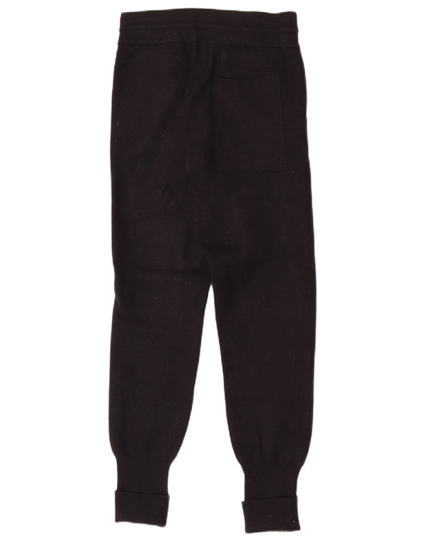 Zara Calça feminina de treino joggers pequena viscose preta