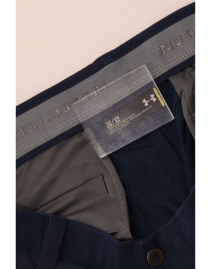 Calça Chino Masculina Under Armour Straight W36 L32 Azul