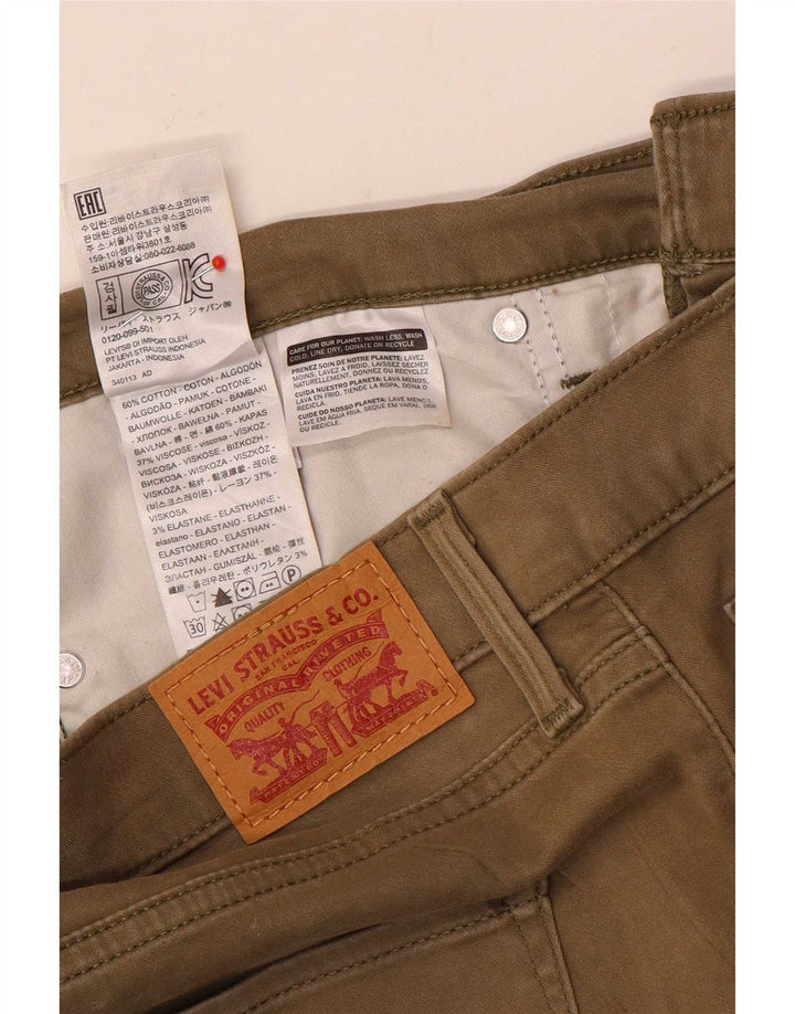 Levi's Masculino 312 Shaping Slim Jeans W31 L30 Algodão Bege