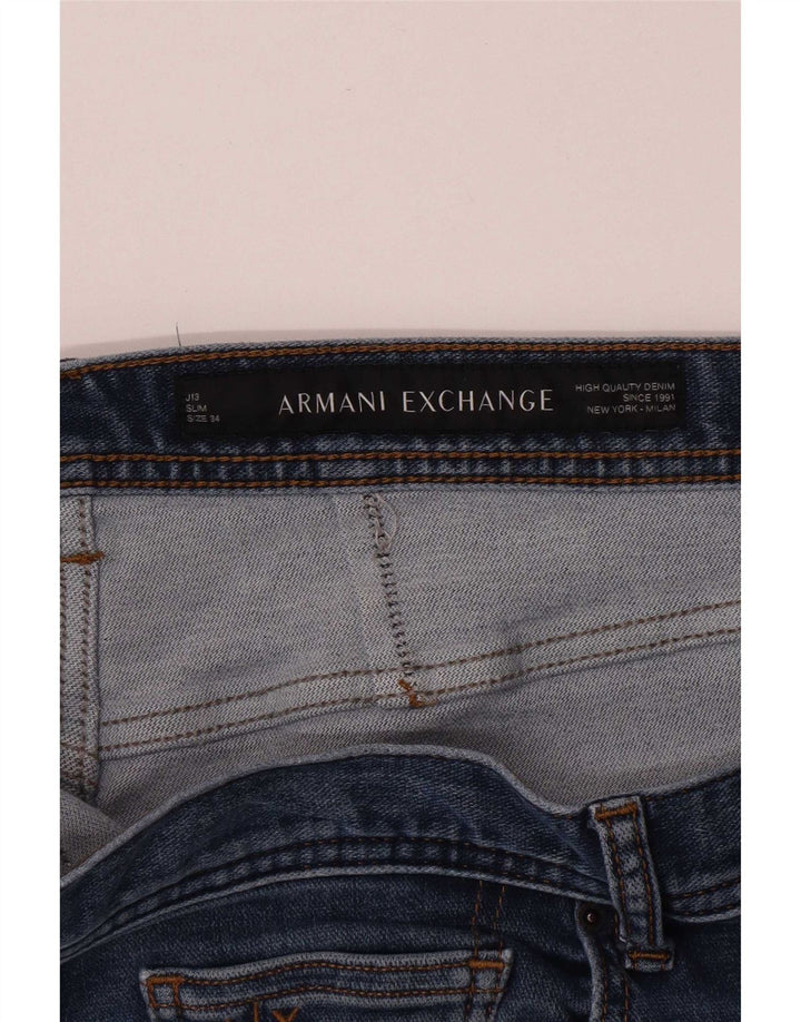 Armani Exchange Mens Jeans Slim W34 L32 Azul