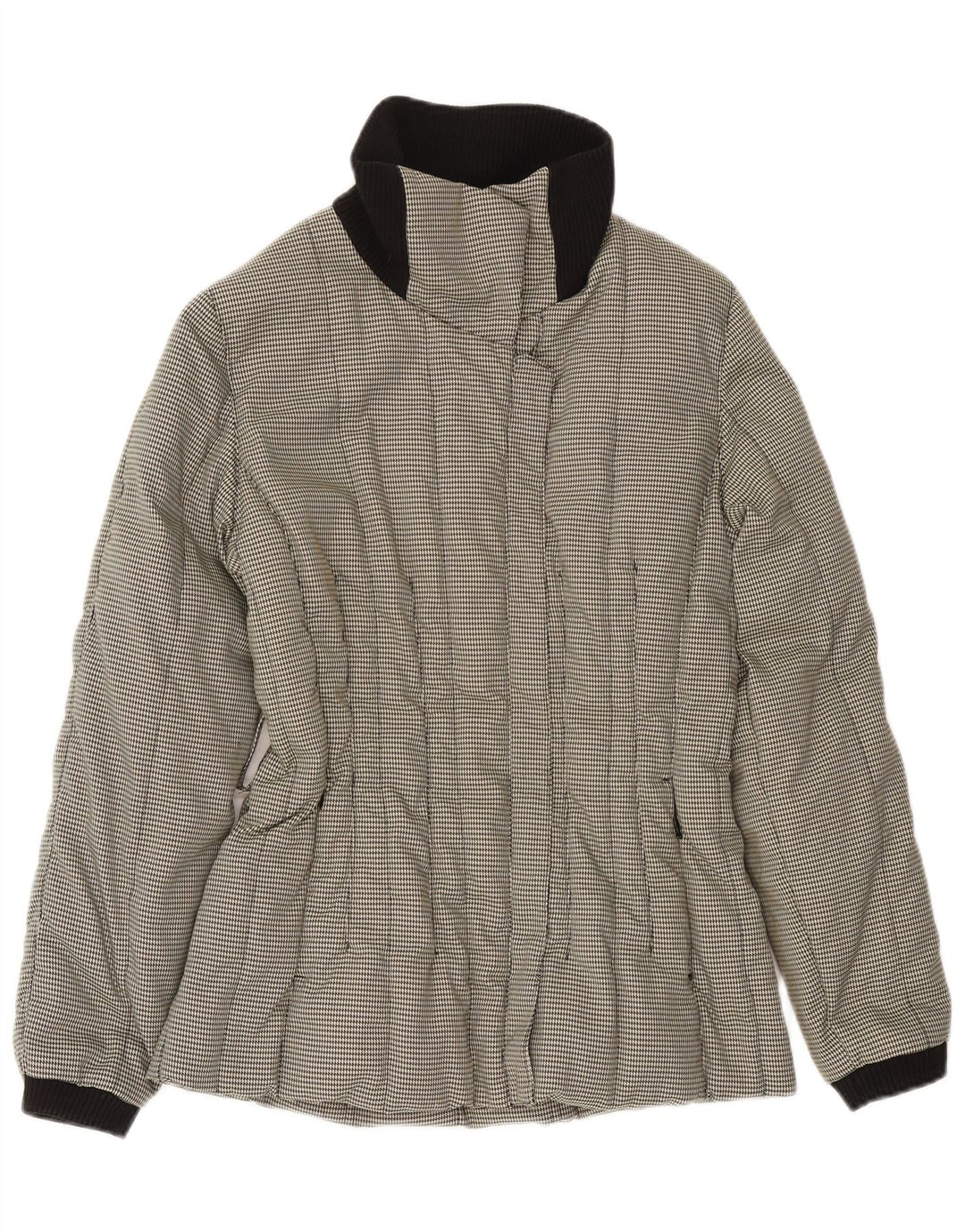Jaqueta acolchoada feminina Carhartt IT 42 poliamida Houndstooth cinza médio