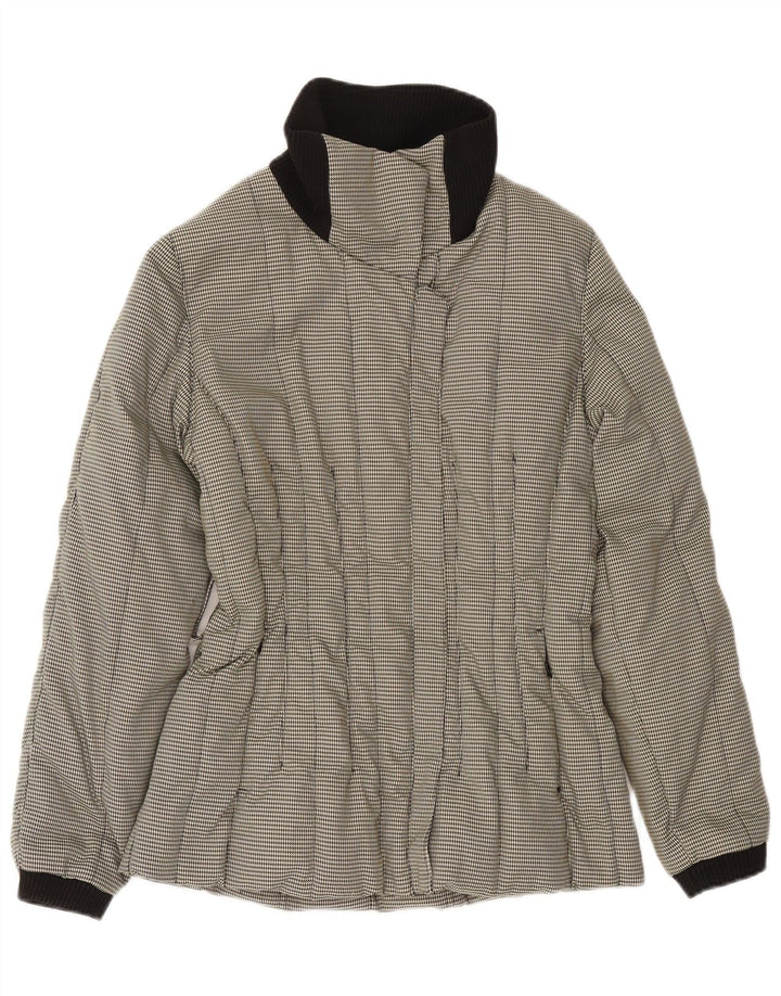 Jaqueta acolchoada feminina Carhartt IT 42 poliamida Houndstooth cinza médio