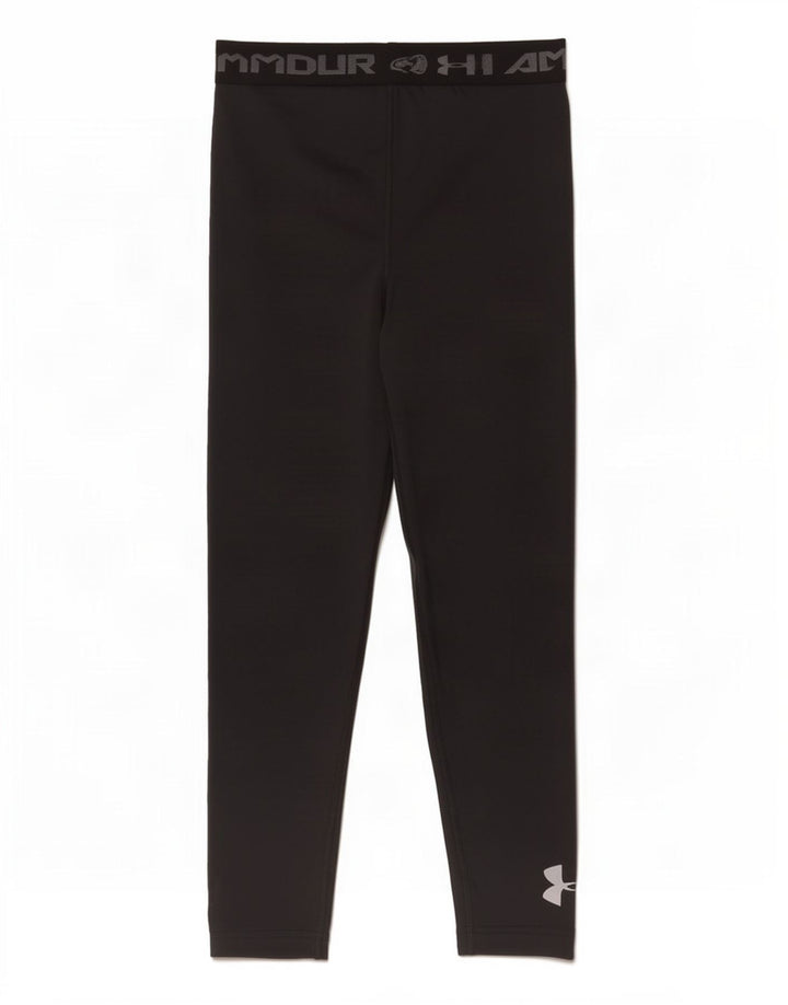 Under Armour Boys Graphic Leggings 11-12 Anos Grande Poliéster Preto