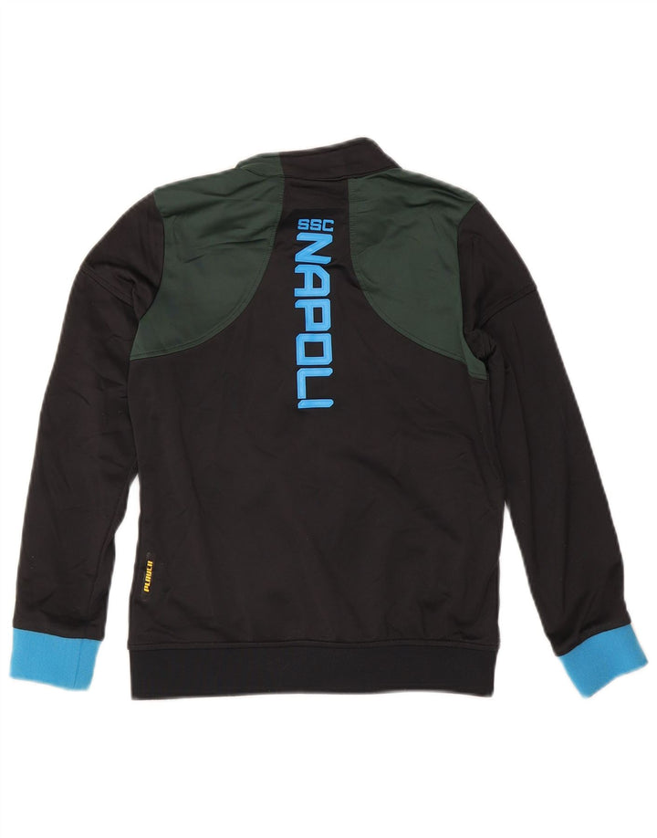 Jaqueta Kappa Boys Gara Graphic Tracksuit 9-10 anos Preto Colorblock