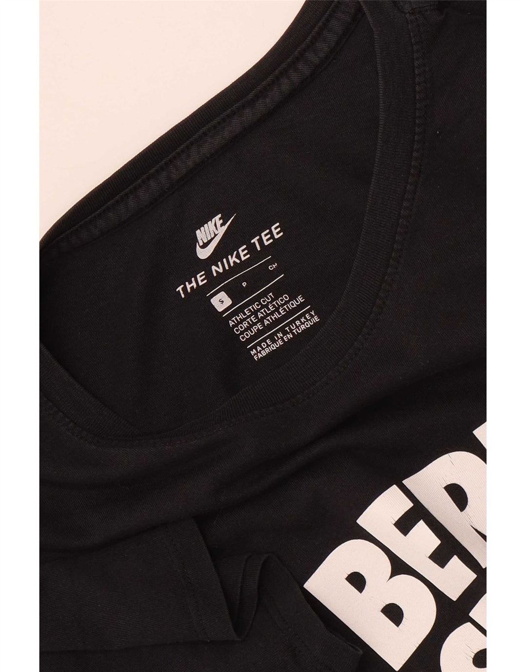 Camiseta Nike masculina gráfica top pequeno preto