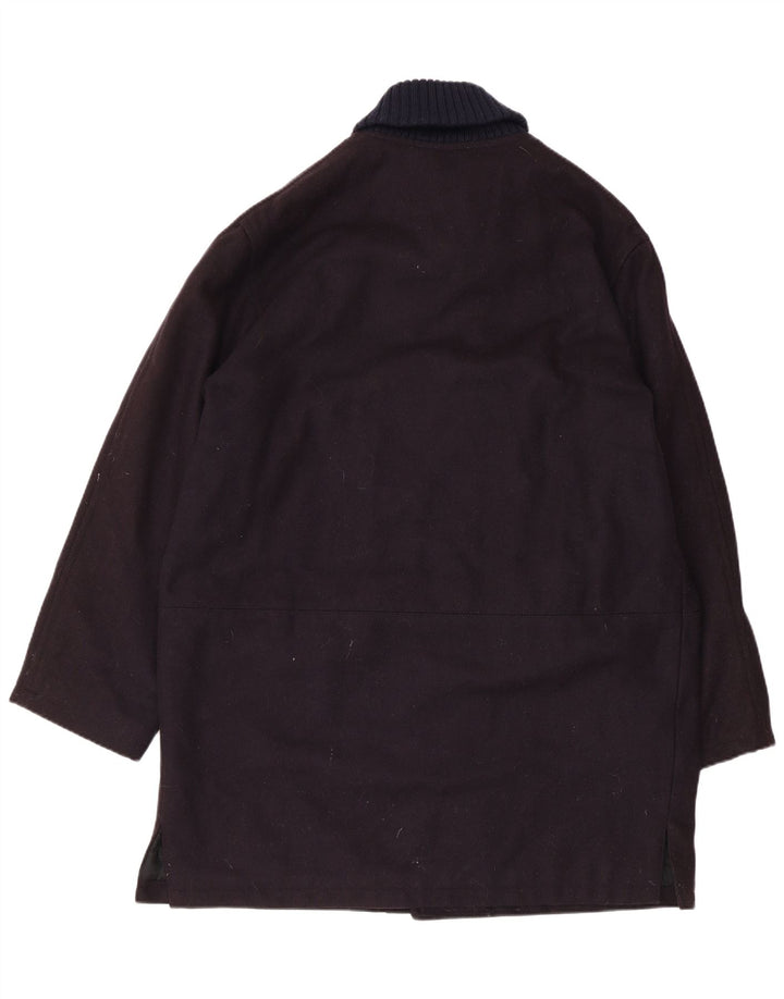 Sobretudo masculino PAUL & SHARK para iate Reino Unido 40 grande lã preta